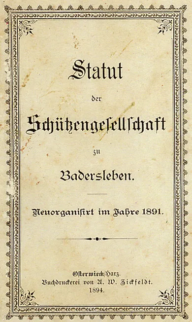Statut von 1891